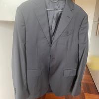 Carracci giacca abito uomo grigio scuro