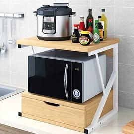 Scaffalatura Mobile Scaffale Porta Microonde