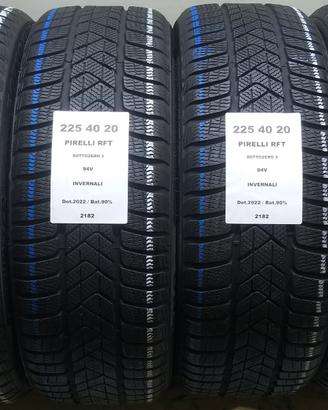 4 GOMME 225 40 20 PIRELLI RFT A2182