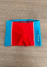 Costume da bagno neonato rosso/azzurro nabaiji 12m