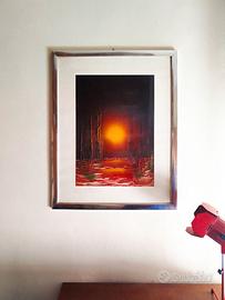 Quadro Giancarlo Fabene – tecnica mista su lamina