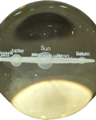 LUCE NOTTURNA GALASSIA-UNIVERSO-SISTEMA SOLARE