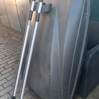 Baule tetto con barre per fiat 500 L