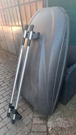 Baule tetto con barre per fiat 500 L