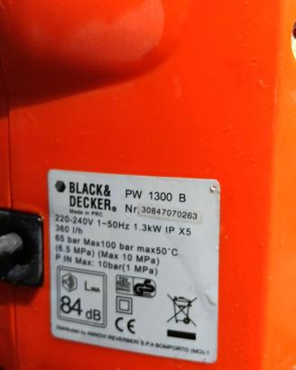 Idropulitrice Black and Decker