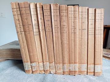 collana di libri . scritti e discorsi sul fascismo