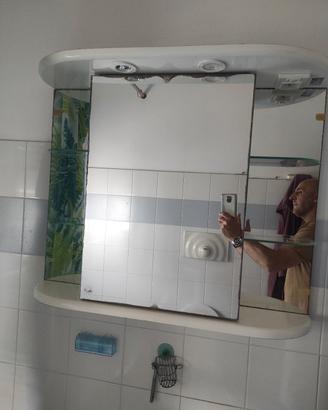 specchio+ lavabo sospeso RIBASSATO 