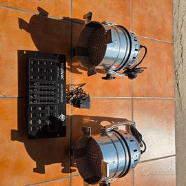 Luci e controller DMX