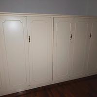 armadio colore panna laccato 