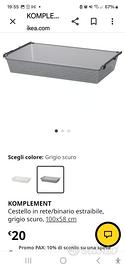 ikea komplement pax cassetto rete e portapantaloni