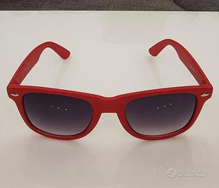 Occhiali da sole rossi lente sfumata DZ2039 unisex