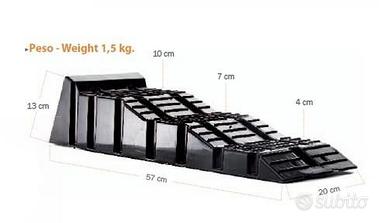 Coppia cunei livellatori rinforzati con sacca 50ql