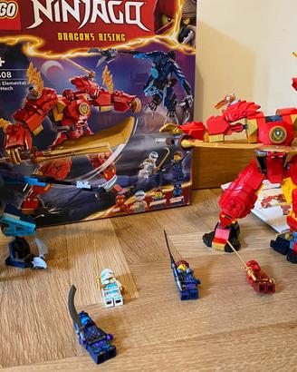 LEGO 71808 Ninjago Mech Elemento Fuoco di Kai