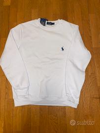 maglione girocollo ralph lauren bianco