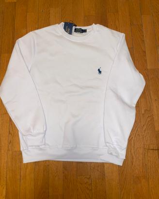 maglione girocollo ralph lauren bianco