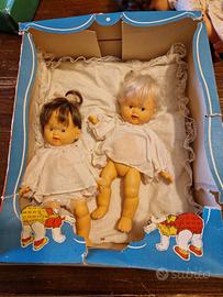 bambole in confezione vintage