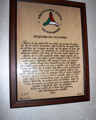 PREGHIERA VOLONTARIO PROTEZIONE CIVILE