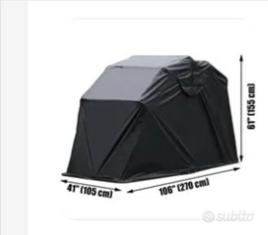 Coprimoto copertura impermeabile con struttura
