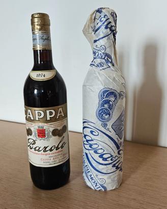 Bottiglie di Barolo Cappa 1974