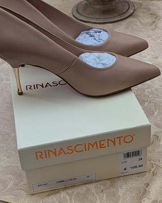 Décolleté beige Color cammello 