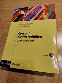 Libro  "CORSO DI DIRITTO PUBBLICO"