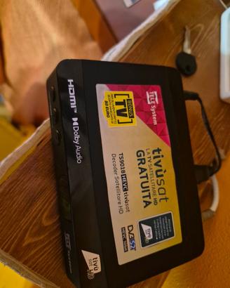 Decoder Satellitare Tivùsat HD TELE System TS9018