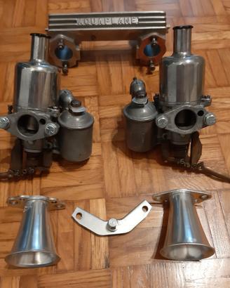 Due carburatori SU con collettore Aquaplane