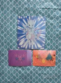 Lotto lenticolari pokemon kellogg's vintage