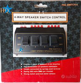 HQ-PreSwitch4 - Commutatore altoparlanti Hi-Fi