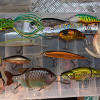 Lotto esche Bass fishing