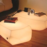 Pouf tavolino luminoso Meteor by Serralunga