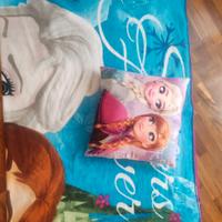 plaid e cuscino Frozen 2