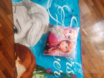 plaid e cuscino Frozen 2