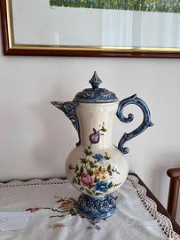 Vaso ceramica decorato a  mano