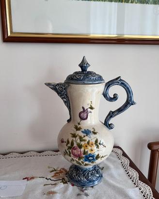 Vaso ceramica decorato a  mano