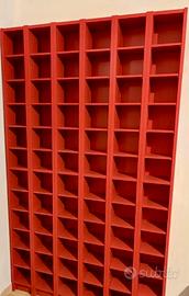 6 scaffali librerie ikea Gnedby rossi