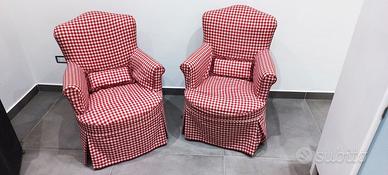 coppia poltroncine sfoderabili