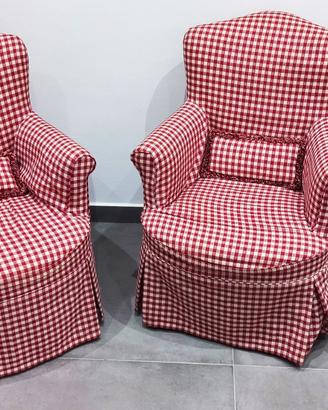 coppia poltroncine sfoderabili