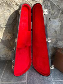 Serie di custodie per chitarra e basso vintage