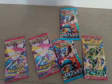 bustine carte pokemon