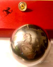 Pomello cambio Ferrari 308 GTS acciaio logo inciso