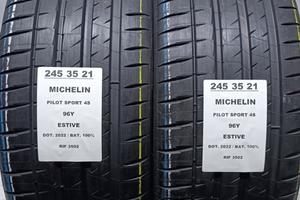 2 GOMME 245 35 21 MICHELIN NUOVE RIF3502