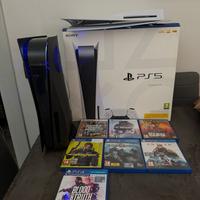 Ps5 disco personalizzata nuova con giochi