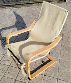 poltrona poang ikea bambini