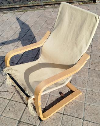 poltrona poang ikea bambini