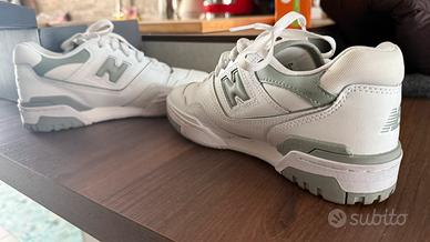 New balance 550 colore grigio/salvia 38