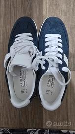 scarpe sneakers blu e bianche