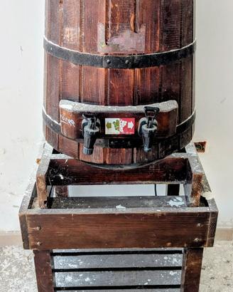 botte in legno refrigerante 