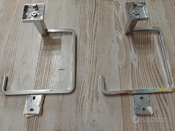 Porta salviette ad anello Quaddro cromo lucido