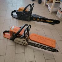 Motosega Mcculloch e Stihl